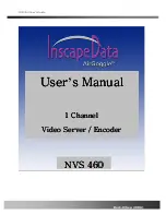 Inscape Data NVS 460 User Manual preview