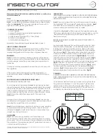 INSECT-O-CUTOR Aura Instructions preview