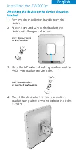 Preview for 6 page of Inseego Wavemaker PRO 5G Outdoor CPE FW2000e Installation Manual