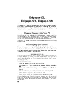 Preview for 8 page of Inside Out Networks Edgeport/2 Installation Manual