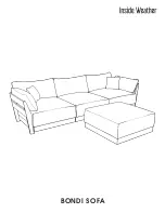 Inside Weather BONDI SOFA Assembly Instructions Manual preview