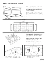 Preview for 5 page of Inside Weather BONDI SOFA Assembly Instructions Manual