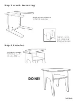 Preview for 5 page of Inside Weather JORN SIDE TABLE Manual