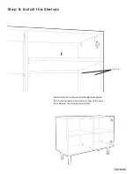 Preview for 9 page of Inside Weather SLOAN CREDENZA Manual