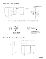 Preview for 11 page of Inside Weather SLOAN CREDENZA Manual