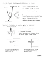 Preview for 12 page of Inside Weather SLOAN CREDENZA Manual