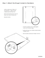 Preview for 3 page of Inside Weather VOSS SIDEBOARD Manual