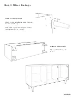 Preview for 8 page of Inside Weather VOSS SIDEBOARD Manual