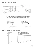 Preview for 11 page of Inside Weather VOSS SIDEBOARD Manual