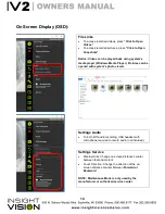 Предварительный просмотр 15 страницы Insight Vision IV2 Owner'S Manual