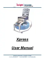 Insight Vision Xpress User Manual предпросмотр