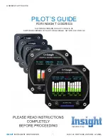 Preview for 1 page of INSIGHT G3 Pilot'S Manual