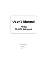 INSIGHT P4-ITX User Manual preview