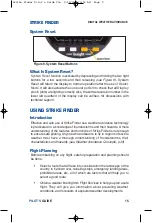 Preview for 16 page of INSIGHT STRIKE FINDER Pilot'S Manual