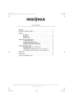 Preview for 2 page of Insignia 09-0663 User Manual