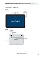 Preview for 5 page of Insignia 10.1" Wi-Fi Android TabletNS-15AT10 User Manual