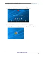 Preview for 19 page of Insignia 10.1" Wi-Fi Android TabletNS-15AT10 User Manual