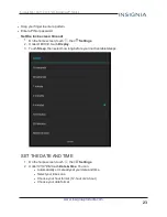 Preview for 23 page of Insignia 10.1" Wi-Fi Android TabletNS-15AT10 User Manual