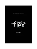 Insignia Flex NS-14T004 Important Information Manual preview