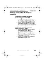 Preview for 29 page of Insignia HD Radio NS-HD02 (Spanish) Guía Del Usuario