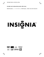 Insignia IS-DVD040924 Installation And Operating Manual preview