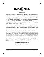 Preview for 40 page of Insignia IS-DVD040924 Installation And Operating Manual