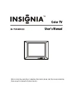 Preview for 1 page of Insignia IS-TV040922 User Manual