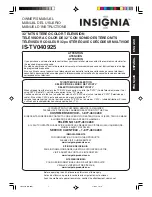 Preview for 1 page of Insignia IS-TV040925 Owner'S Manual