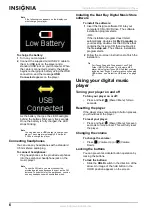 Предварительный просмотр 6 страницы Insignia Kix NS-1A10 User Manual