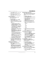 Предварительный просмотр 9 страницы Insignia NS-14FCT User Manual