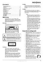 Preview for 3 page of Insignia NS-1DVDR User Manual