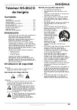 Preview for 31 page of Insignia NS-20LCD User Manual