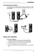 Preview for 5 page of Insignia NS-22 - 2.0 Amplified Speaker System User Manual