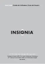 Preview for 1 page of Insignia NS-27RTV - 27" CRT TV User Manual