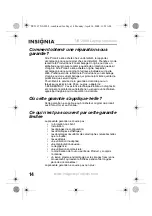 Preview for 16 page of Insignia NS-2908 - 2.0 Portable USB Speaker System 2 PC User Manual