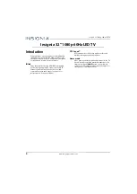 Preview for 9 page of Insignia NS-32D420NA16 User Manual