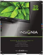 Insignia NS-39D40SNA14 Brochure preview