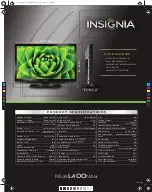 Предварительный просмотр 2 страницы Insignia NS-39L400NA14 Brochure