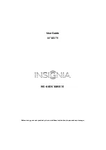 Insignia NS-40D510MX15 User Manual preview