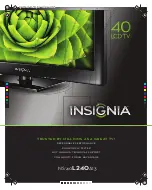 Insignia NS-40L240A13 Specifications preview