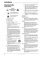 Preview for 6 page of Insignia NS-42E760A12 User Manual