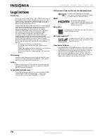 Предварительный просмотр 74 страницы Insignia NS-42E760A12 User Manual