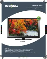 Preview for 1 page of Insignia NS-46L780A12 Brochure