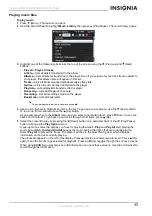 Preview for 17 page of Insignia NS 4V24 - Pilot With Bluetooth 4 GB Digital Player User Manual