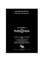 Insignia NS-50E440NA14 (French) Information Importante preview