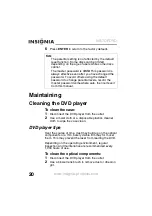 Preview for 22 page of Insignia NS-7DPDVD - DVD Player - 7 User Manual