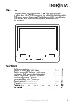 Предварительный просмотр 2 страницы Insignia NS-8PDVD User Manual