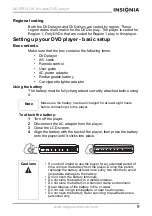 Предварительный просмотр 10 страницы Insignia NS-8PDVD User Manual