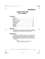 Preview for 3 page of Insignia NS-A1200 User Manual