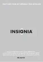 Insignia NS-A2110 User Manual preview